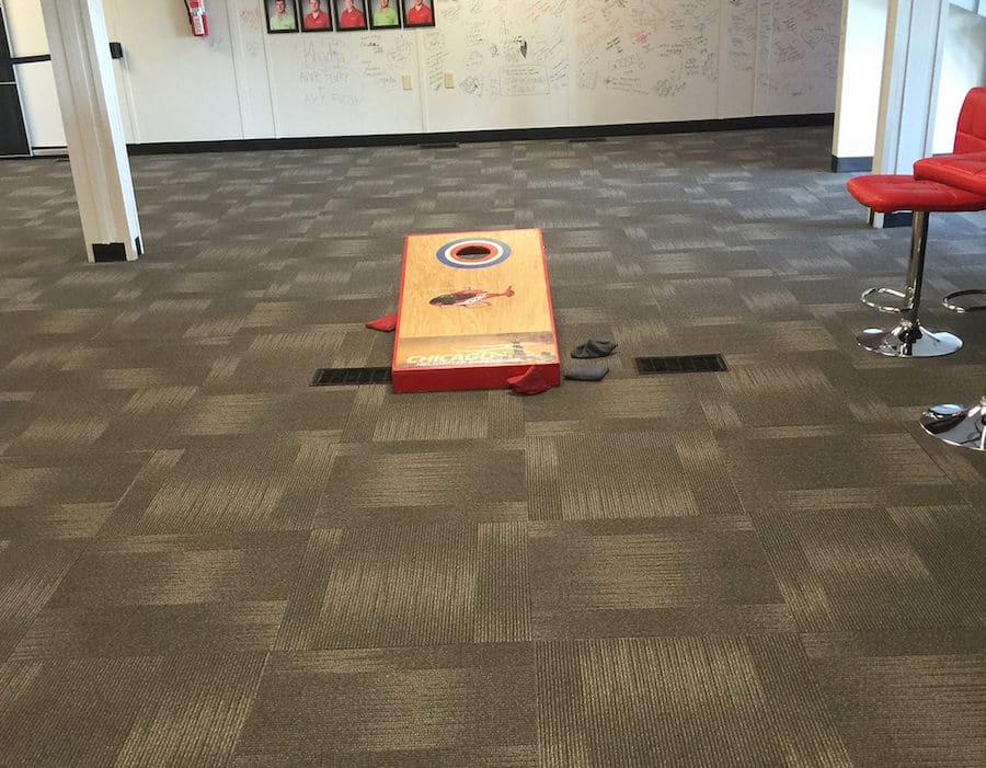 Indoor cornhole